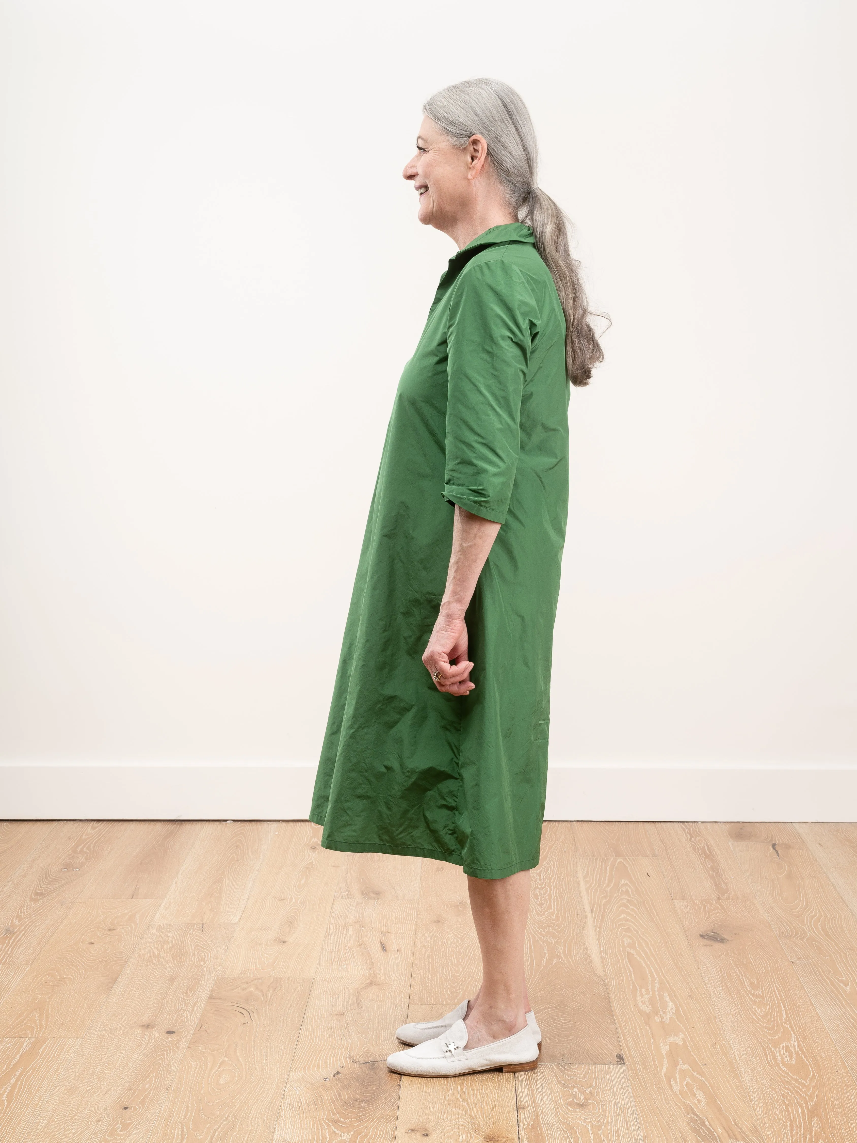 3/4 sleeve dress - frog