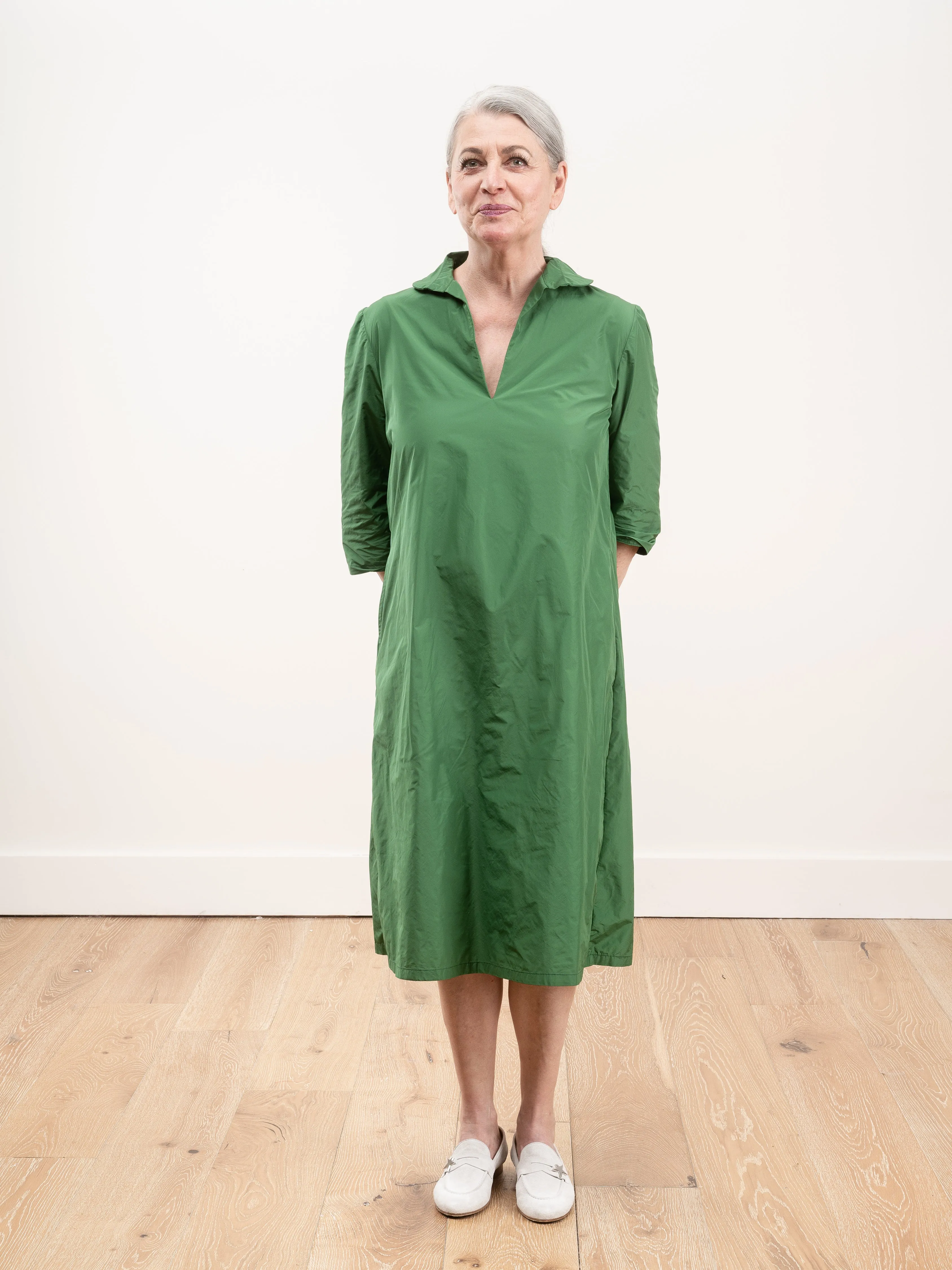 3/4 sleeve dress - frog