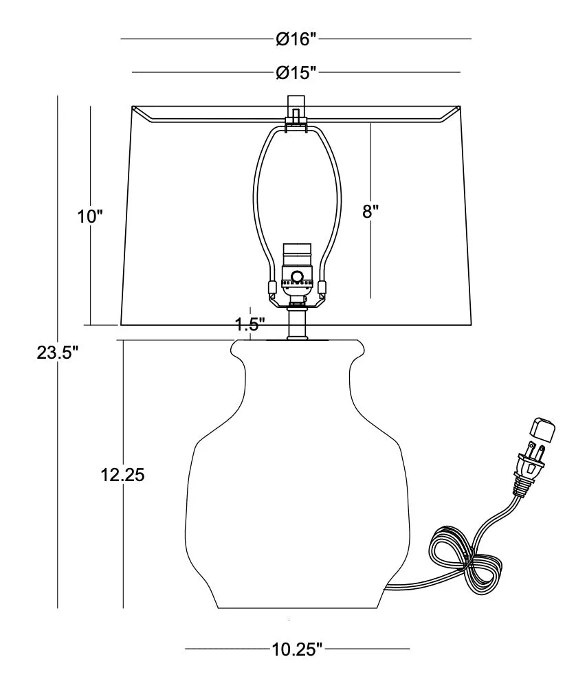 4639-Belvedere Table Lamp