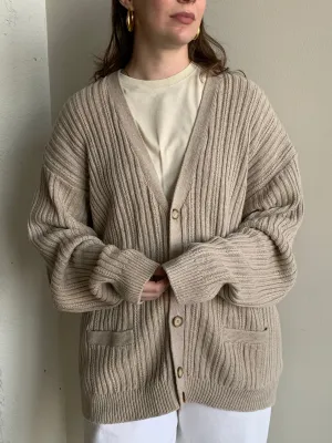 80s Banana Republic chunky cardigan