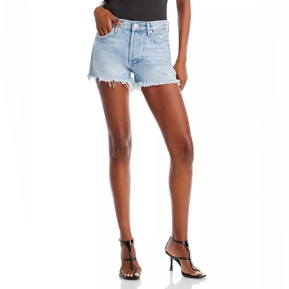 AGOLDE Parker Cutoff‎ Denim Shorts Color Swapmeet Size 25/2
