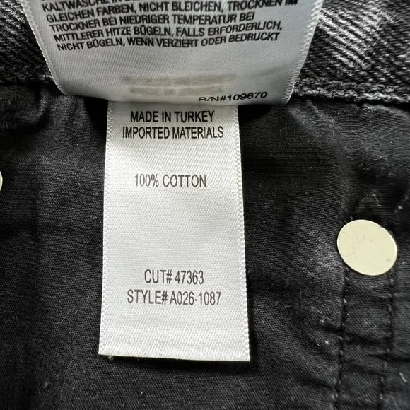 AGOLDE Parker Denim Shorts in Curse Size 29