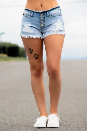 Alexa Distressed Kancan Shorts