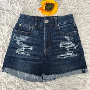 American Eagle Curvy Hi-Rise Shorts Size 0