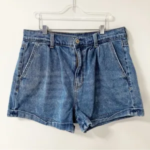 American Eagle | Distressed Jean Mom Shorts 8