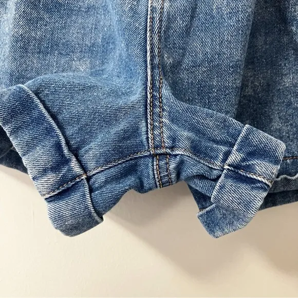 American Eagle | Distressed Jean Mom Shorts 8