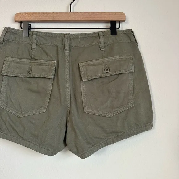 AMO Green Utility Shorts