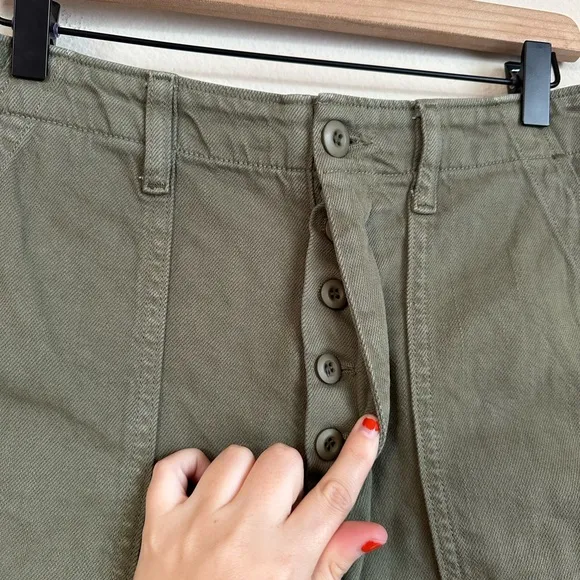 AMO Green Utility Shorts