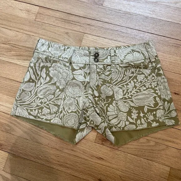 Anthropologie Floral Blooming print The Wanderer Shorts NWOT Sizes 26/28/29
