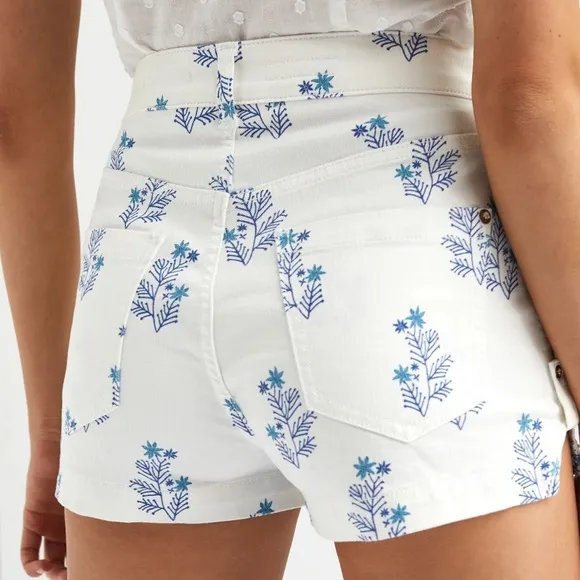 ANTHROPOLOGIE PILCRO ULTRA HIGH-RISE DENIM SHORTS 29