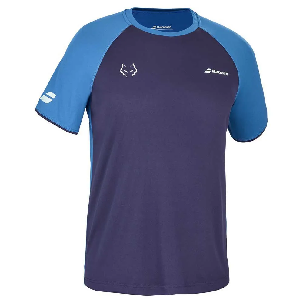 Babolat Crew Neck Tee Lebron  Blau
