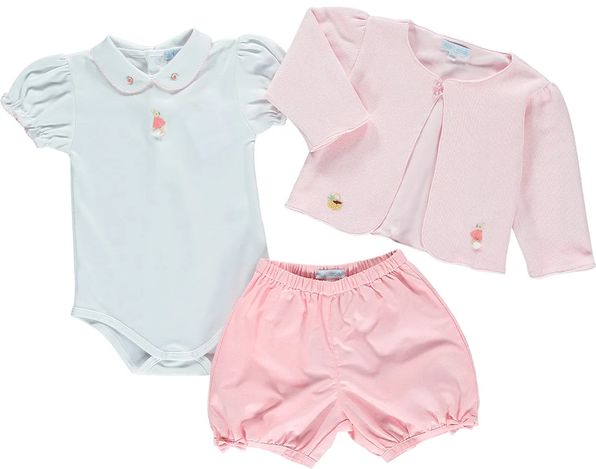 Baby Girls Pink Shorts