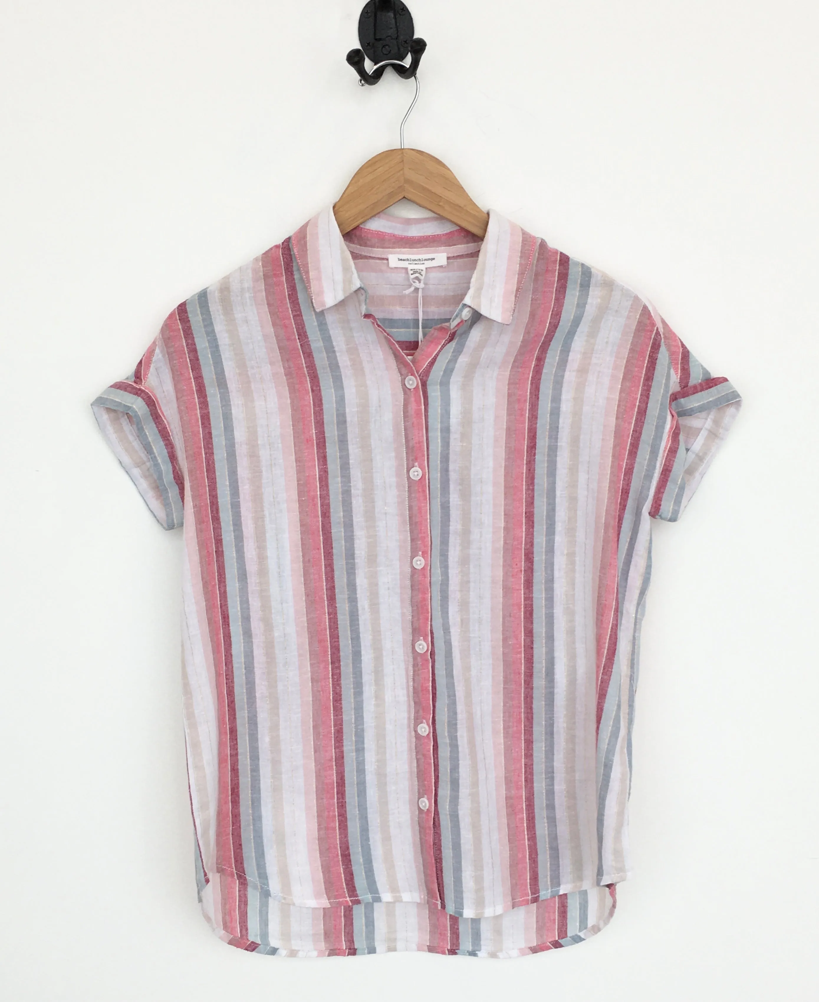 BeachLunchLounge Spencer Linen Top - 2 colors