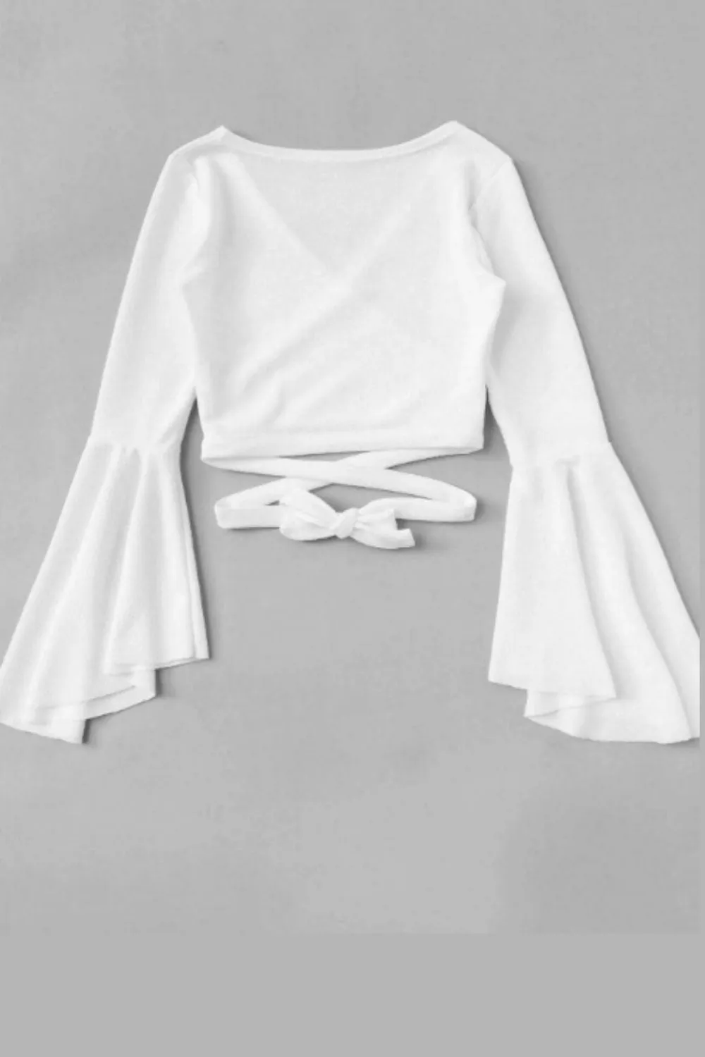 Bell Sleeve Blouse White