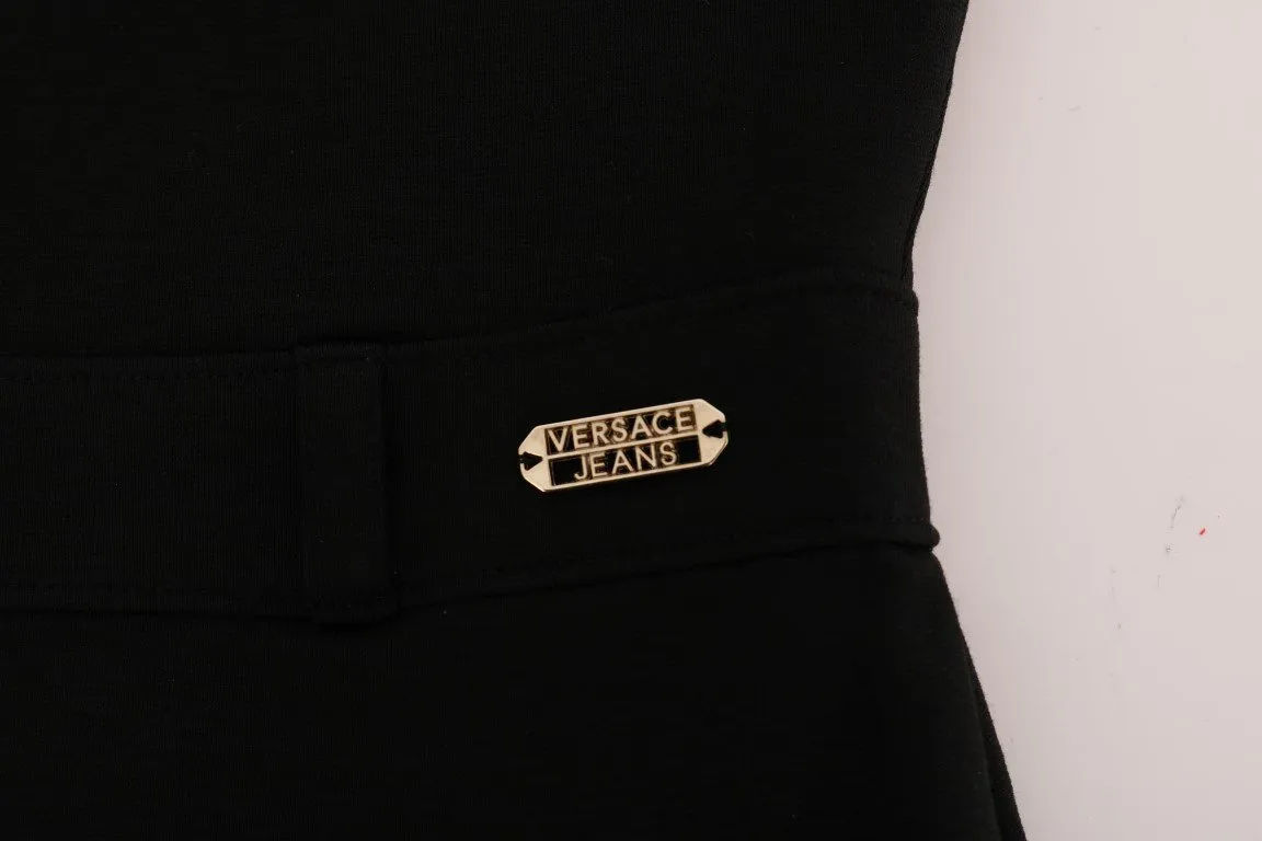 Black Shift Mini Sheath Dress