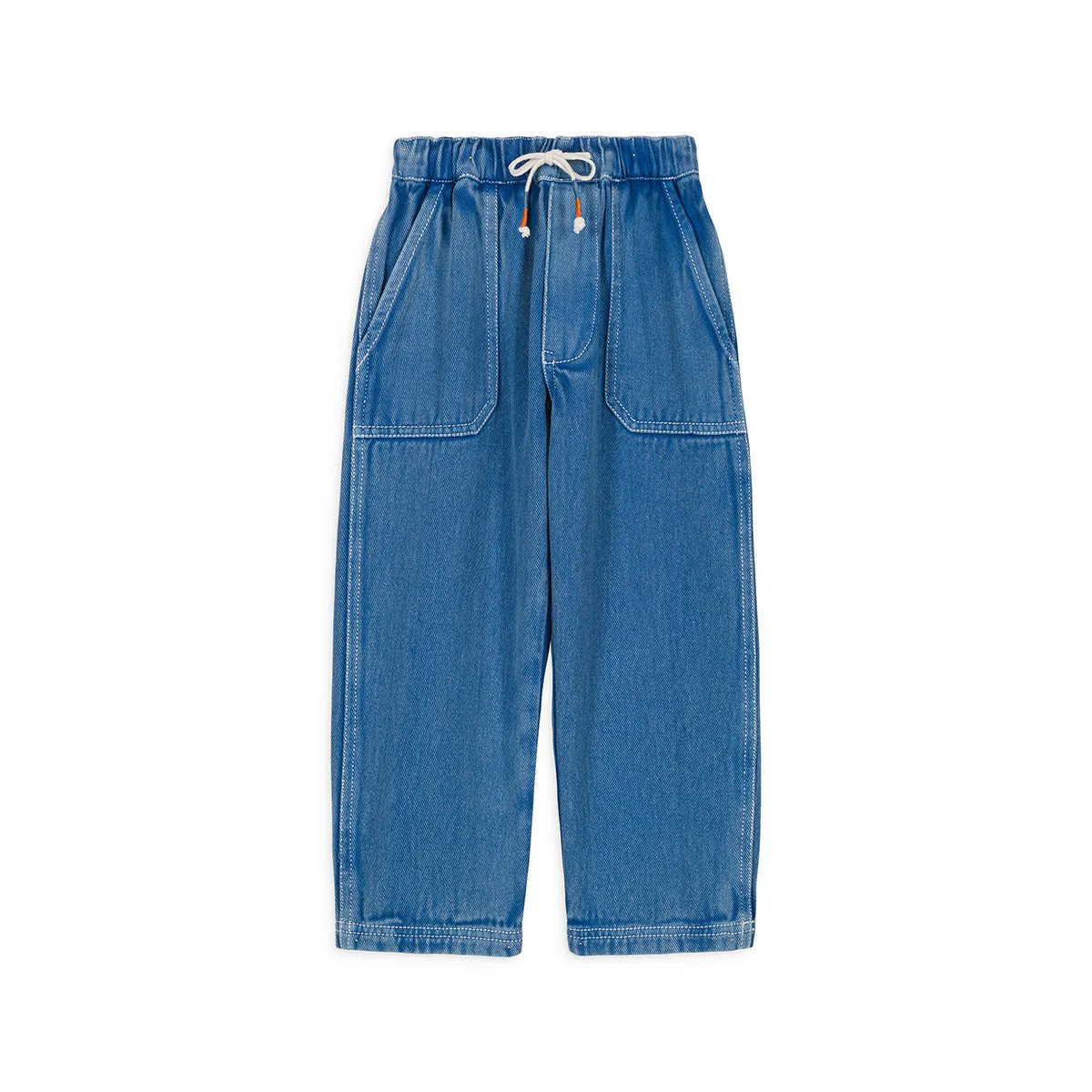 Blue Cotton Trousers