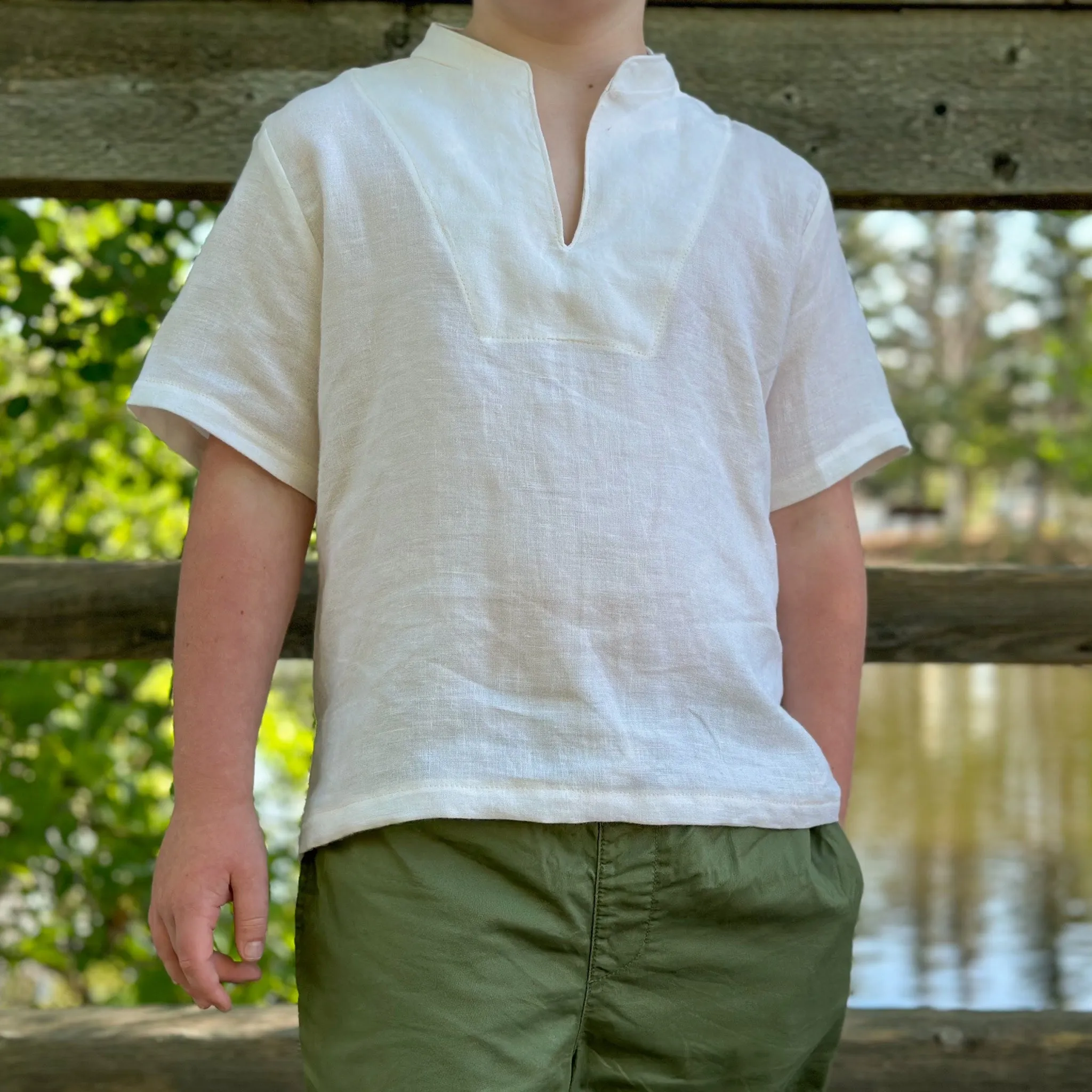 Breeze Shirt Sewing Pattern - Men's/Straight Fit