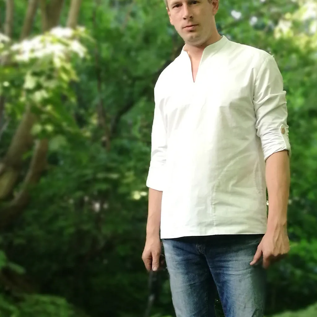 Breeze Shirt Sewing Pattern - Men's/Straight Fit