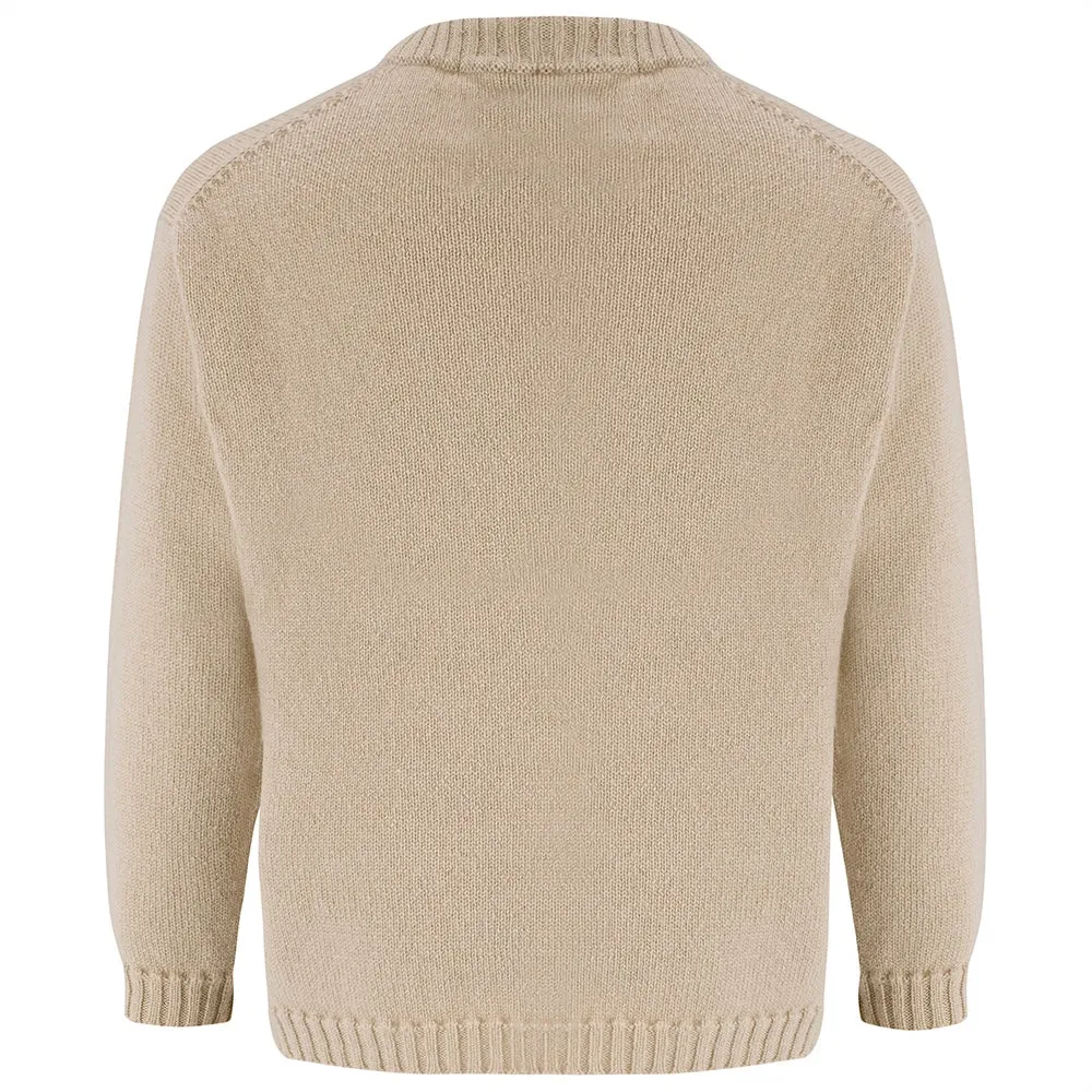 Camden Personalised Cashmere Baby Sweater - Camel