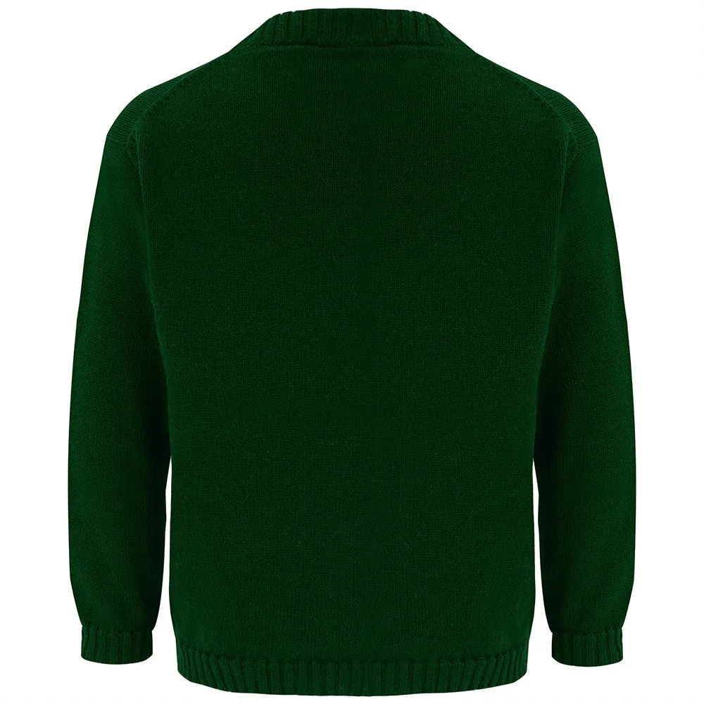 Camden Personalised Cashmere Sweater for Children - Forest Green