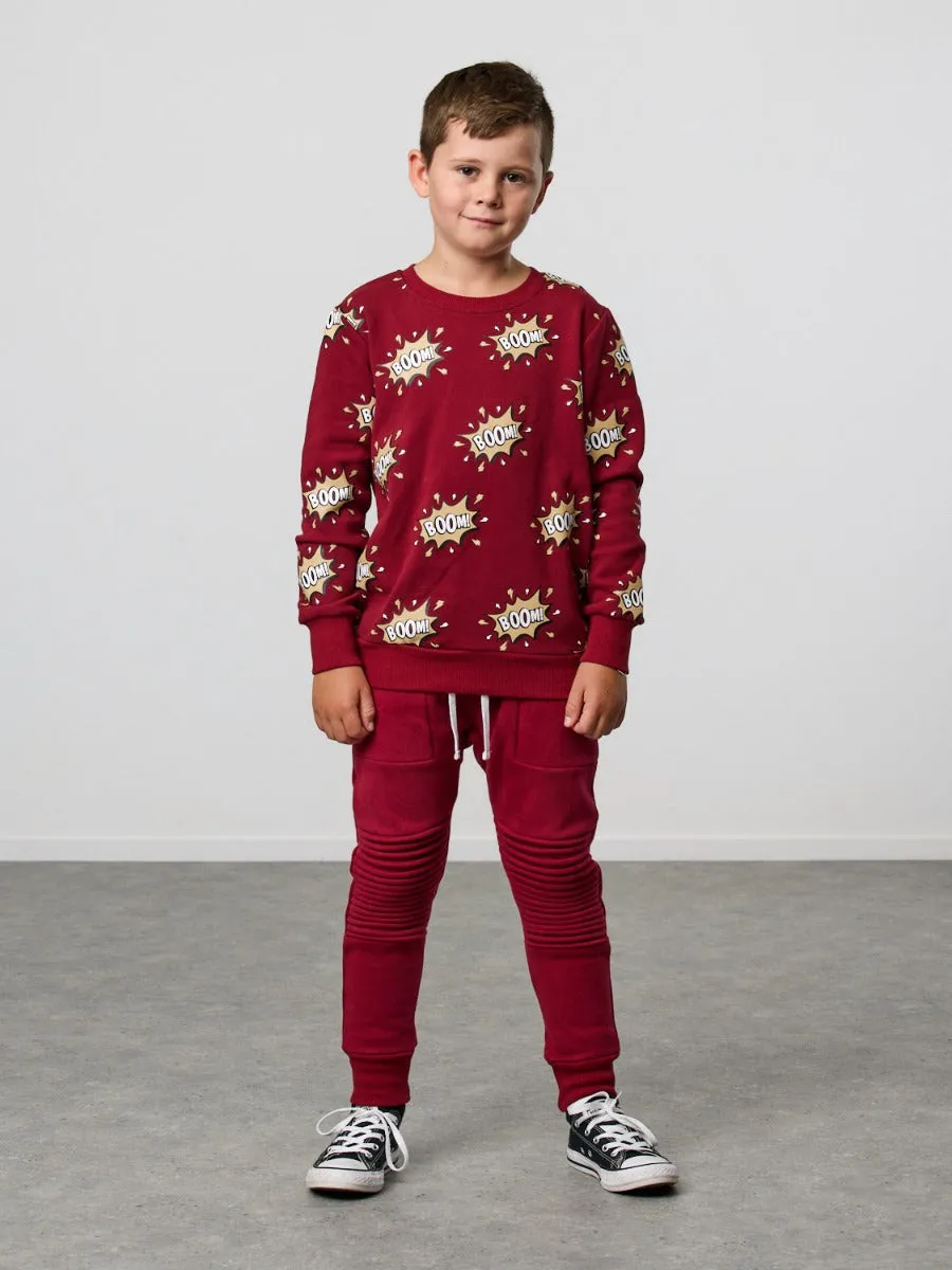 Captain Pant - Bloodstone Red