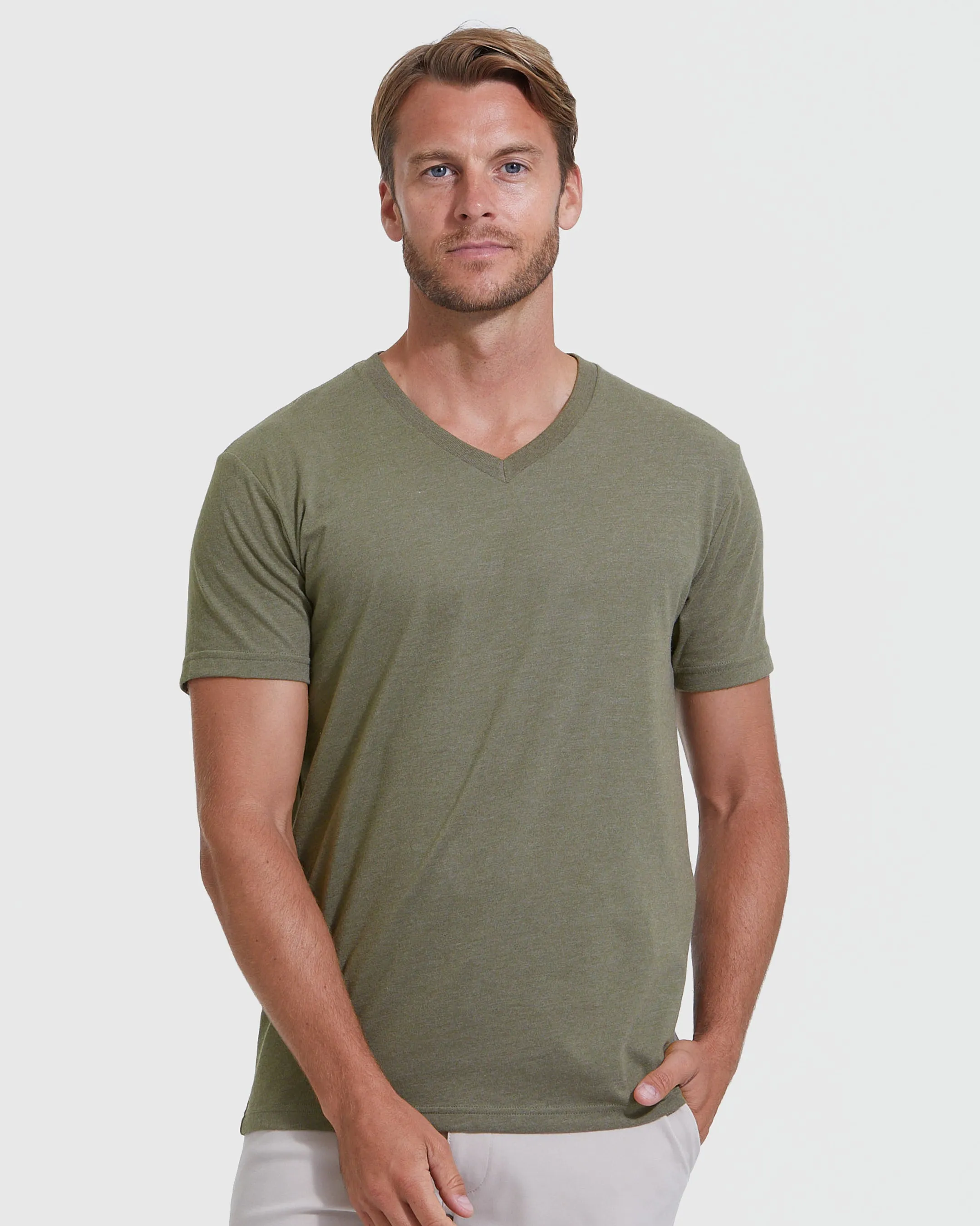 Carbon Green Classic V-Neck 6-Pack