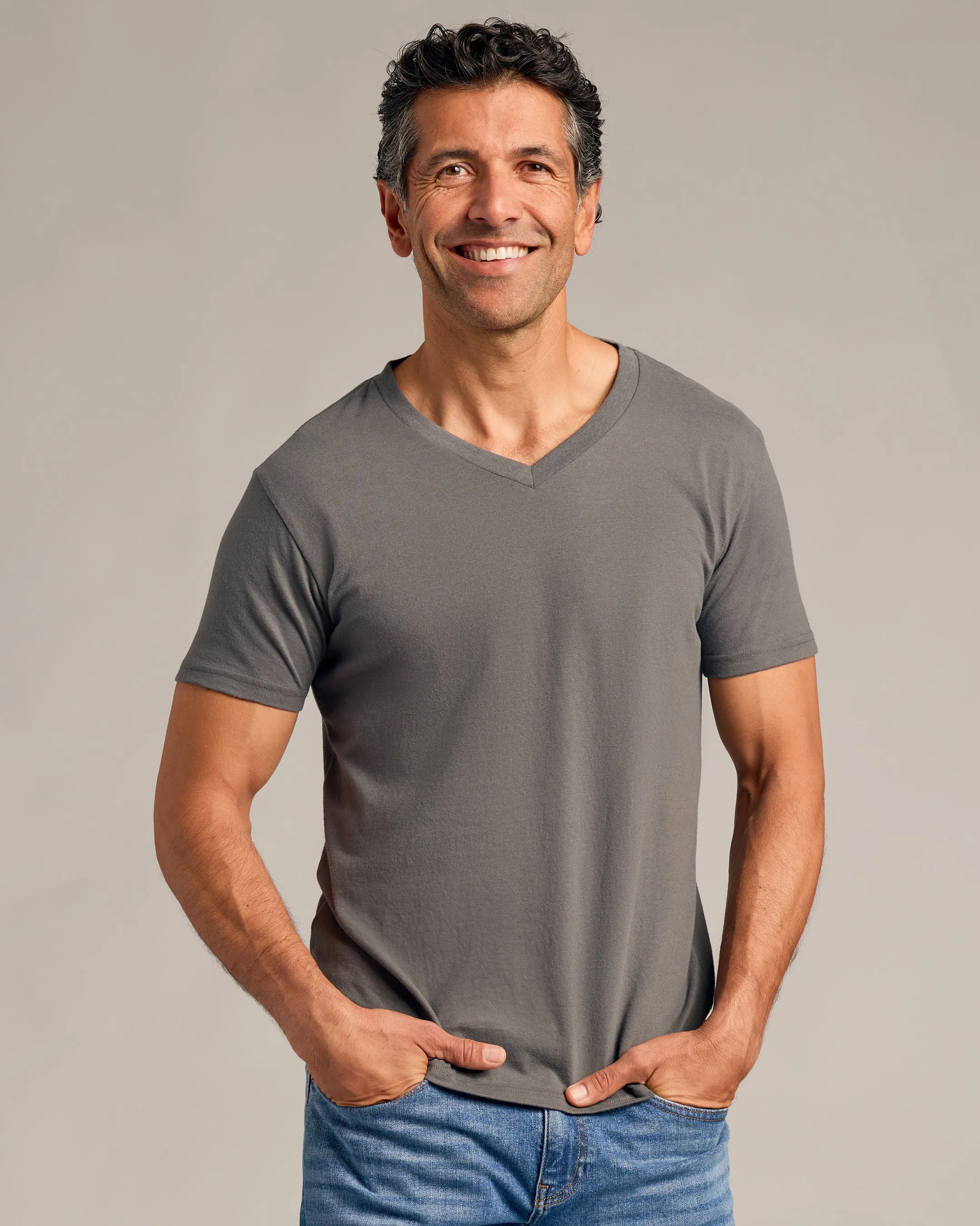 Carbon Green Classic V-Neck 6-Pack