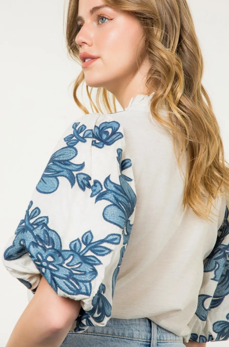 Cece Top -- Cream