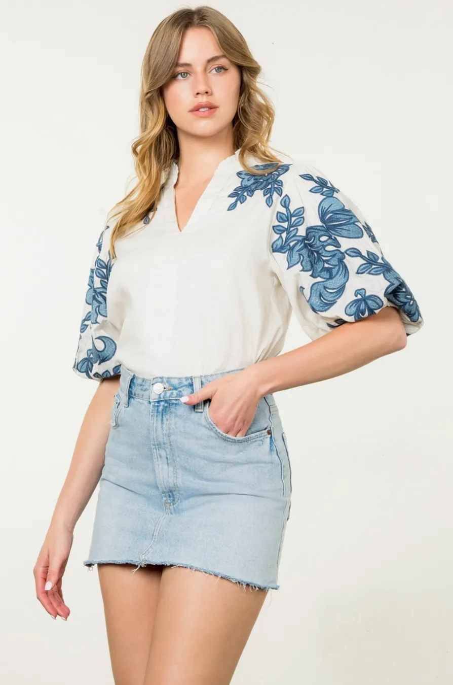 Cece Top -- Cream