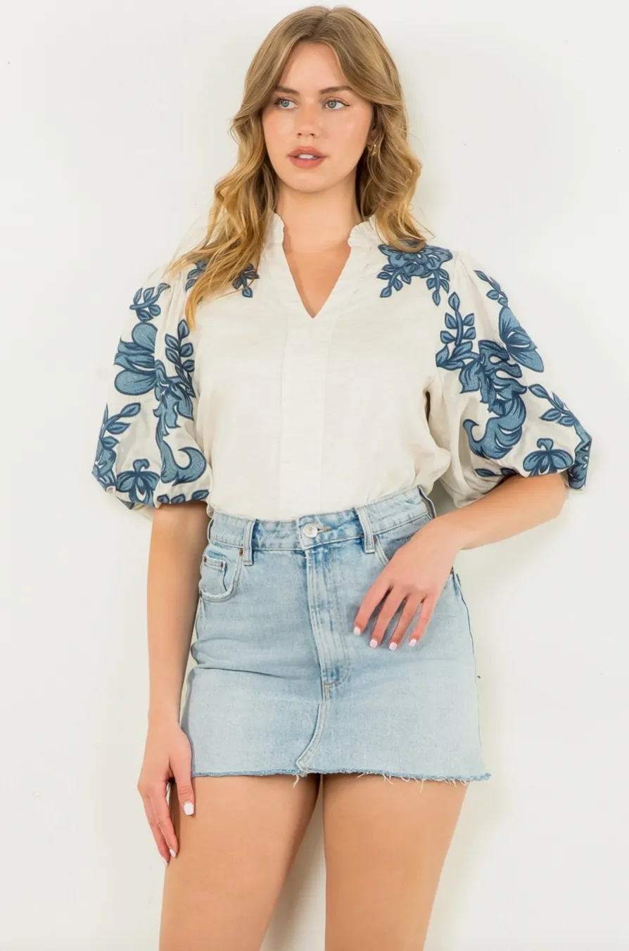 Cece Top -- Cream