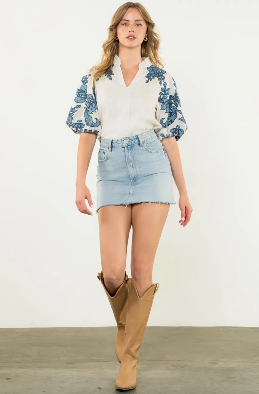 Cece Top -- Cream