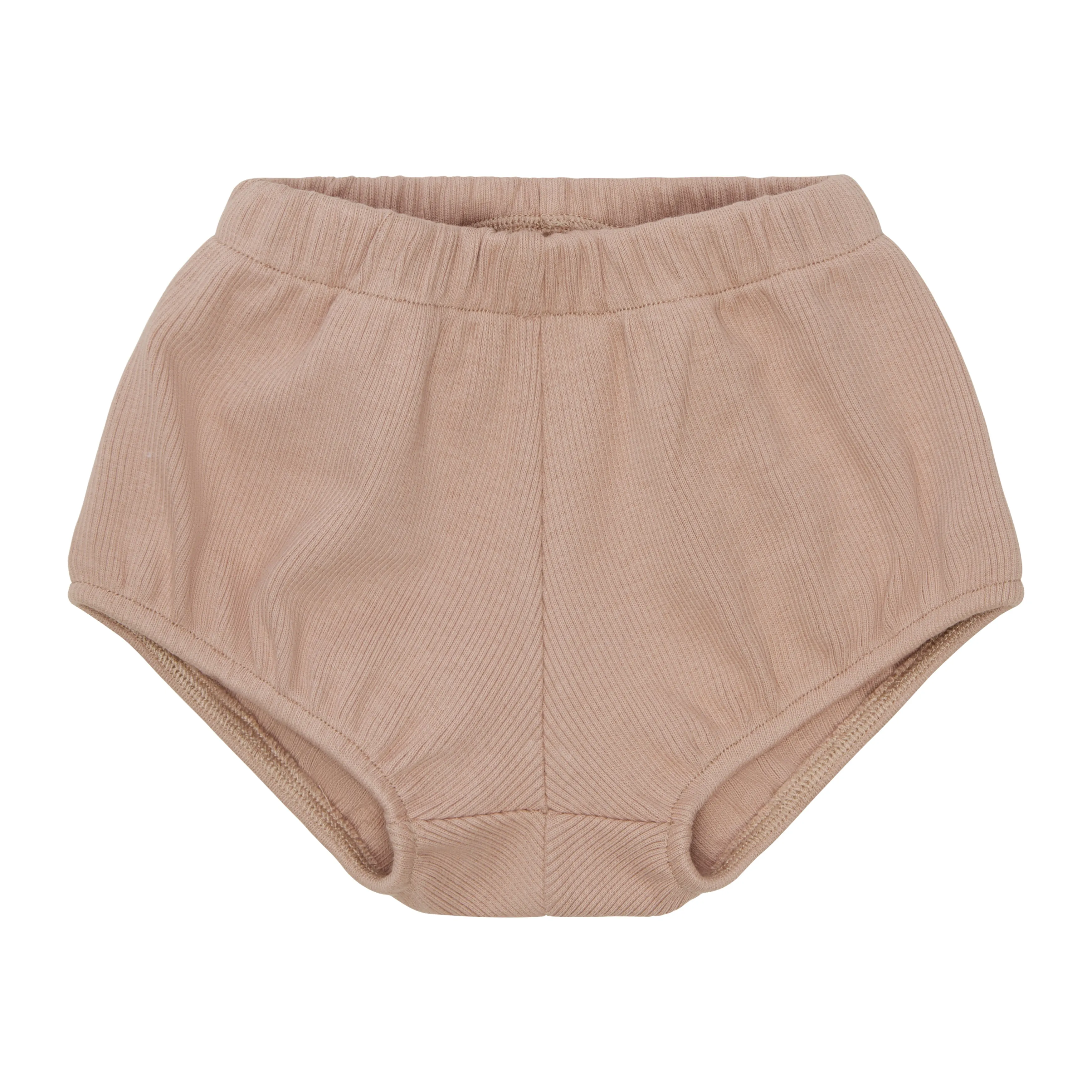 Cole Cotton Rib Baby Bloomers (Biscuit)