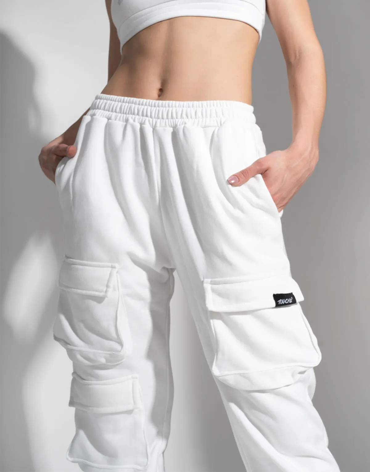 COLLEGE WHITE JOGGER