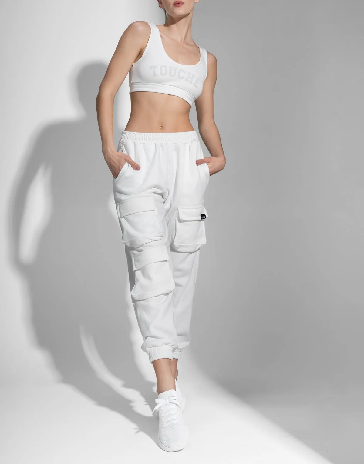 COLLEGE WHITE JOGGER