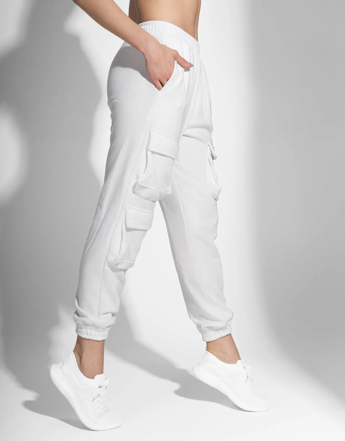 COLLEGE WHITE JOGGER