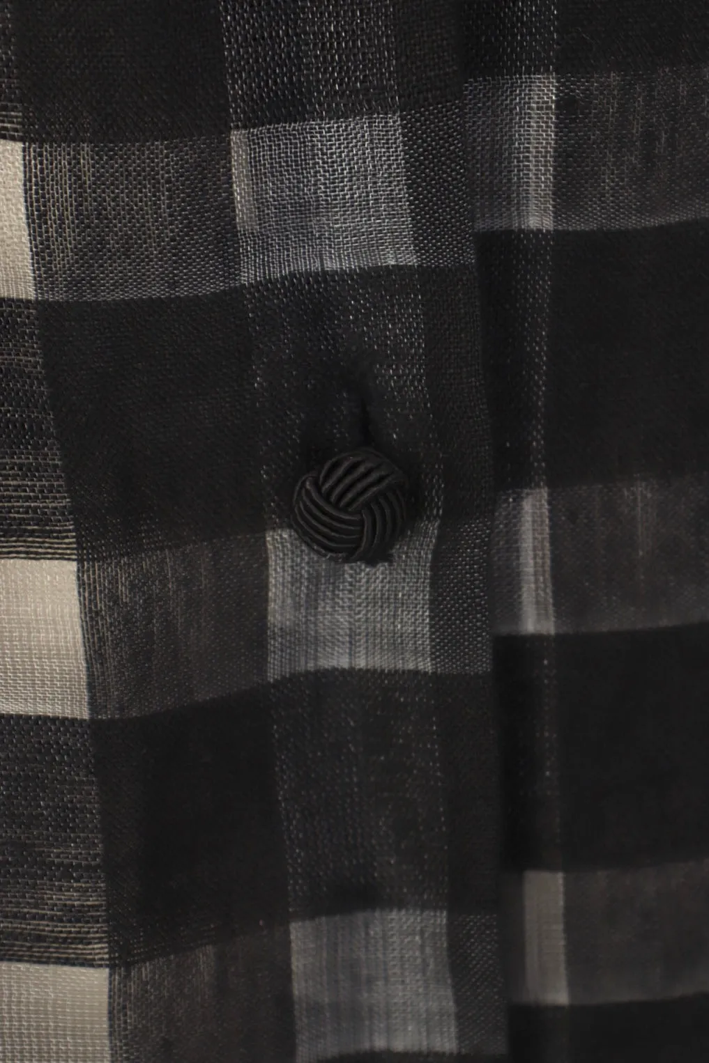 Connie Roberson Linen Check Tunic