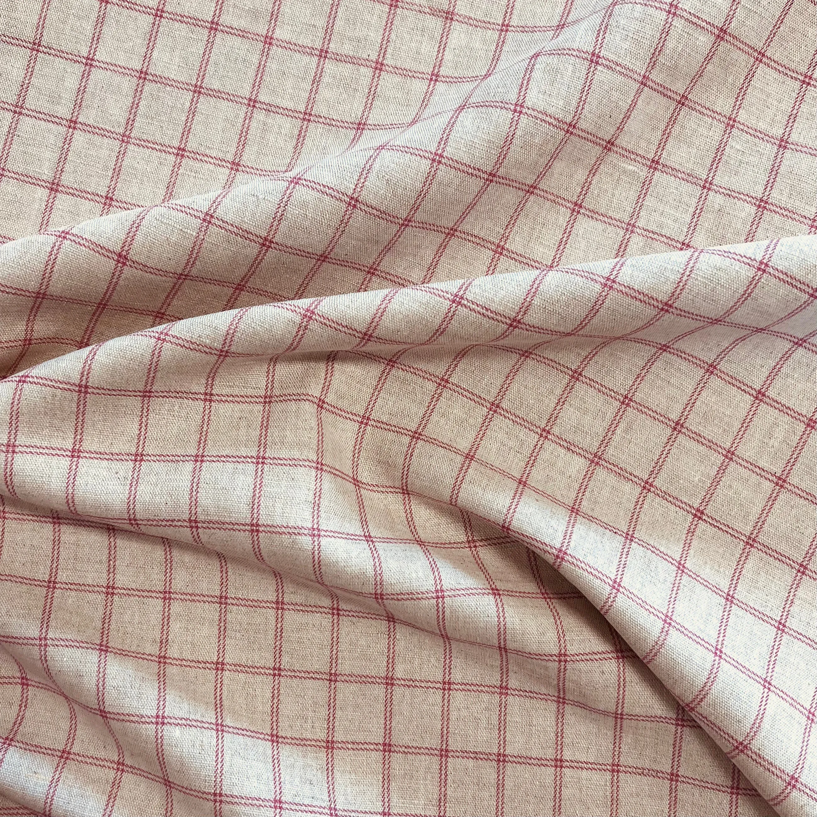 Country Linen | Plaid | Raspberry