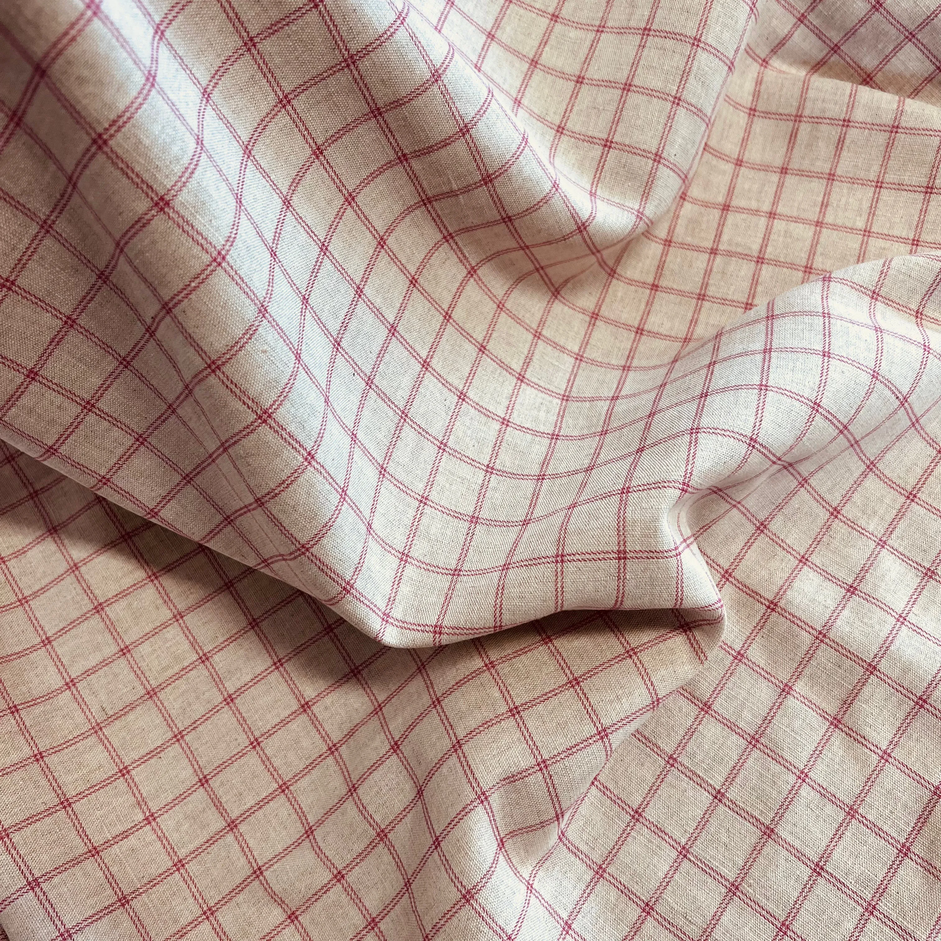 Country Linen | Plaid | Raspberry