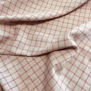Country Linen | Plaid | Raspberry