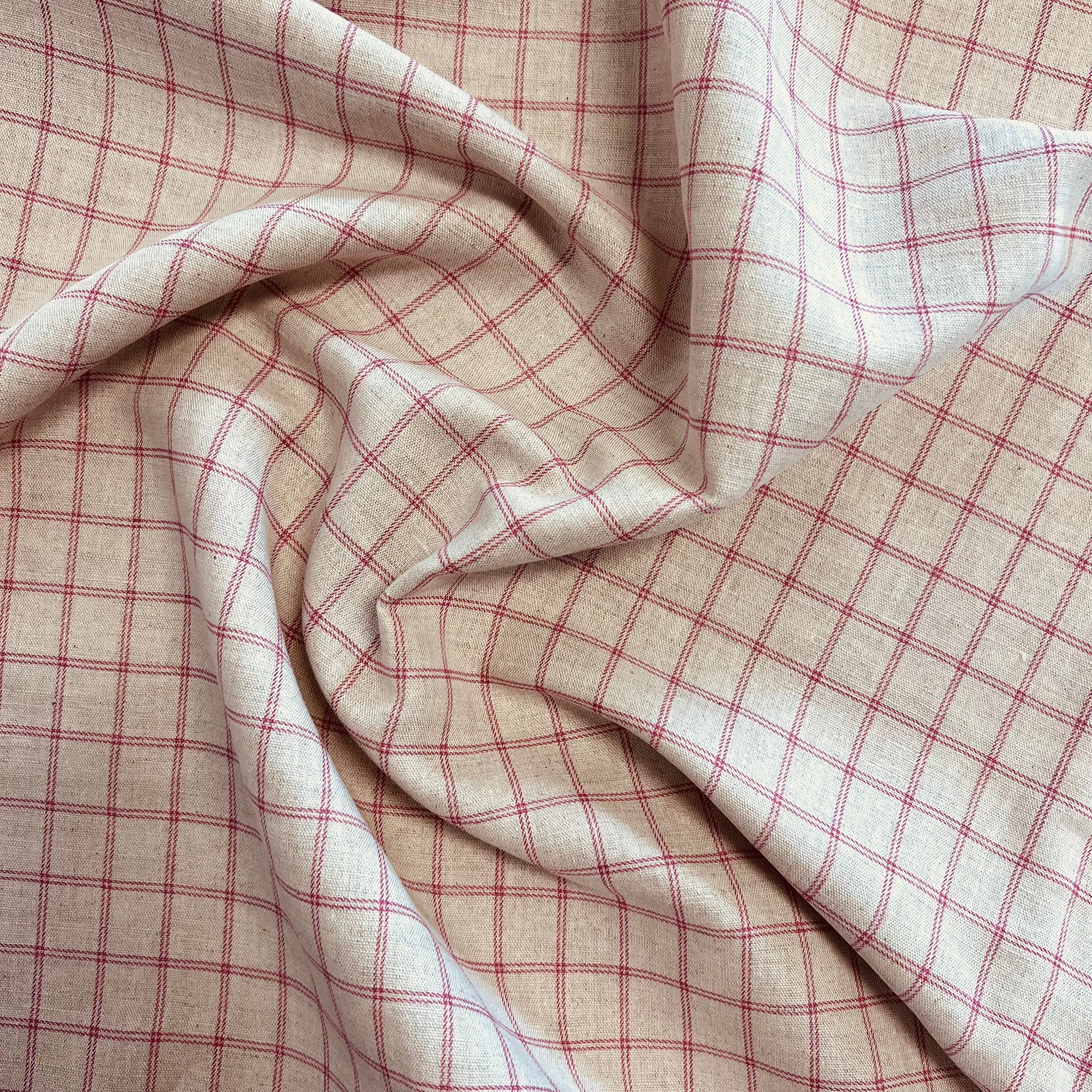 Country Linen | Plaid | Raspberry