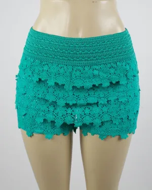 CROCHET LACE SHORTS