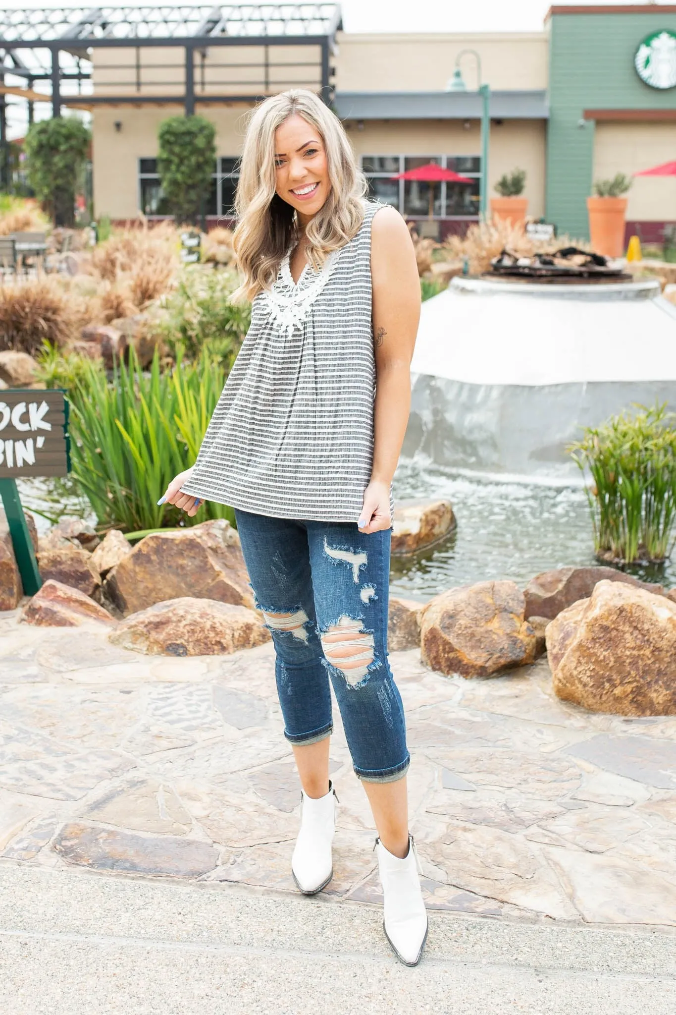 Crowd Pleaser Sleeveless Top