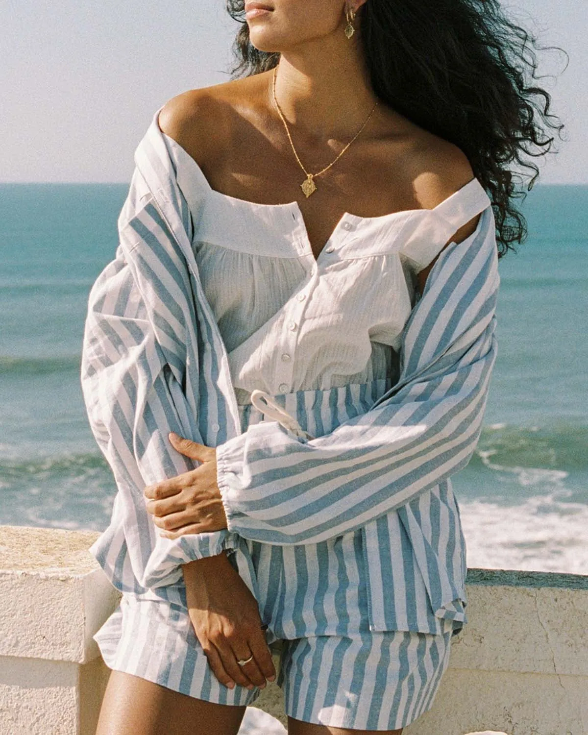 Cruz Shorts | Marseille Stripe
