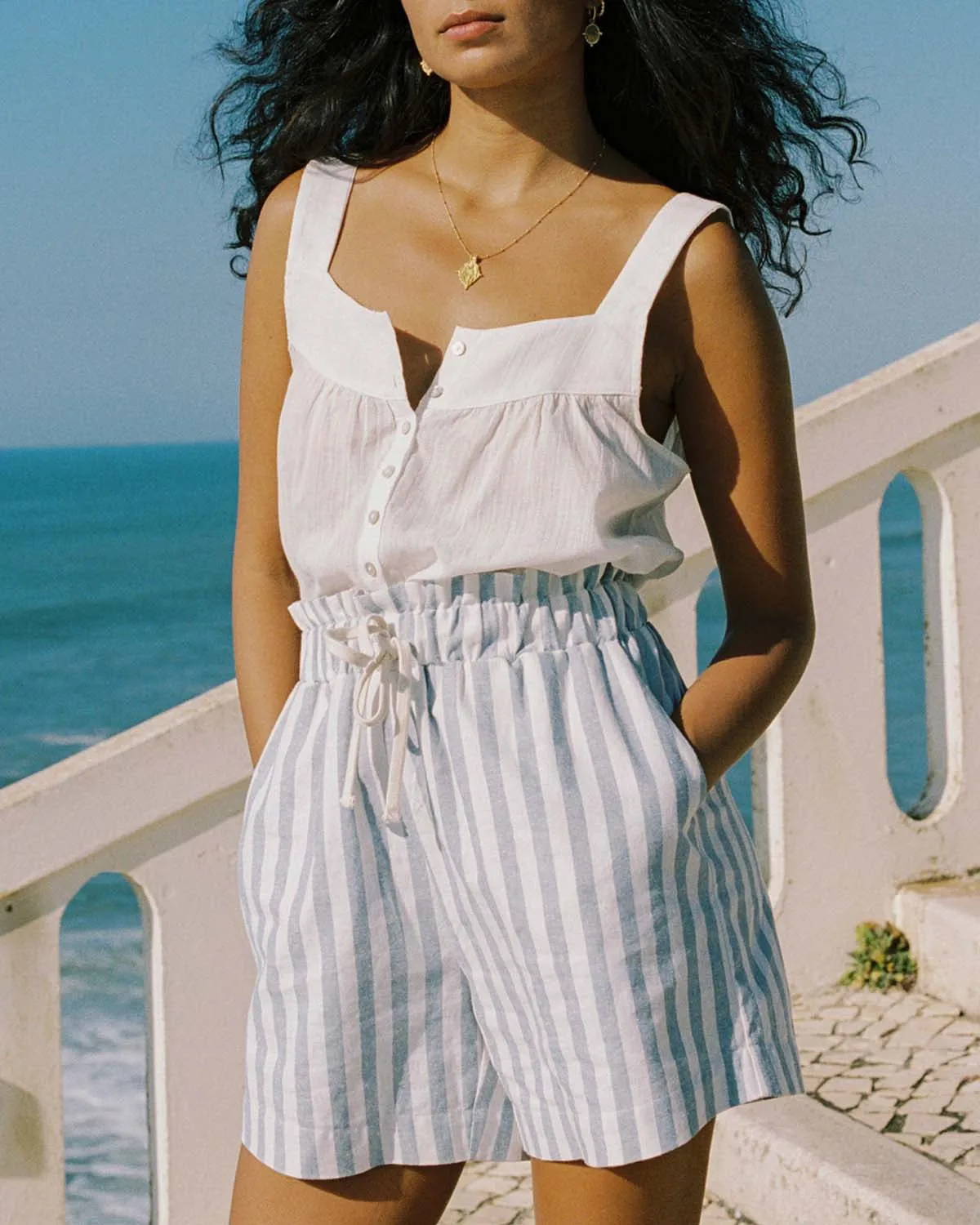 Cruz Shorts | Marseille Stripe