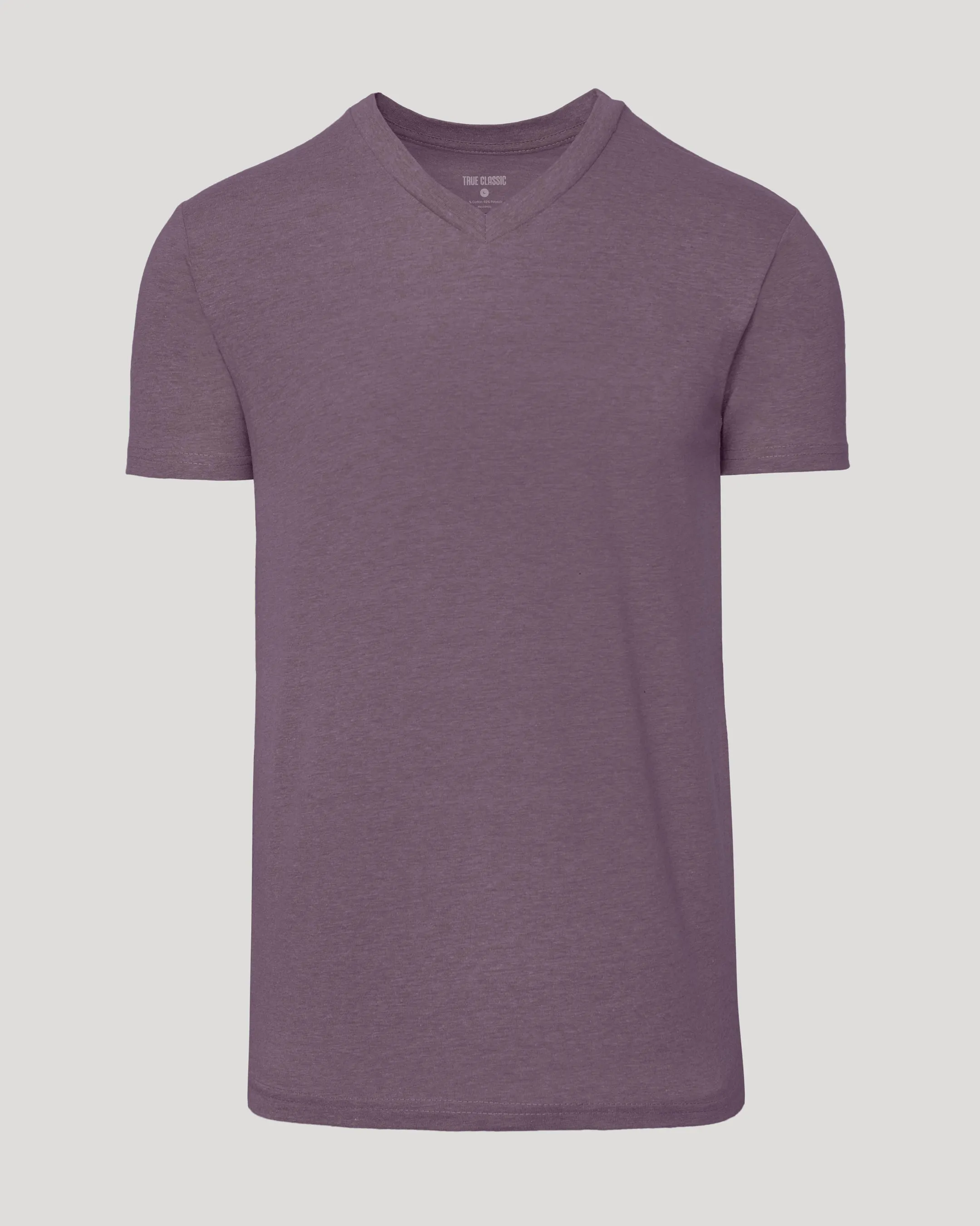 Dark Heather Amethyst V-Neck Tee