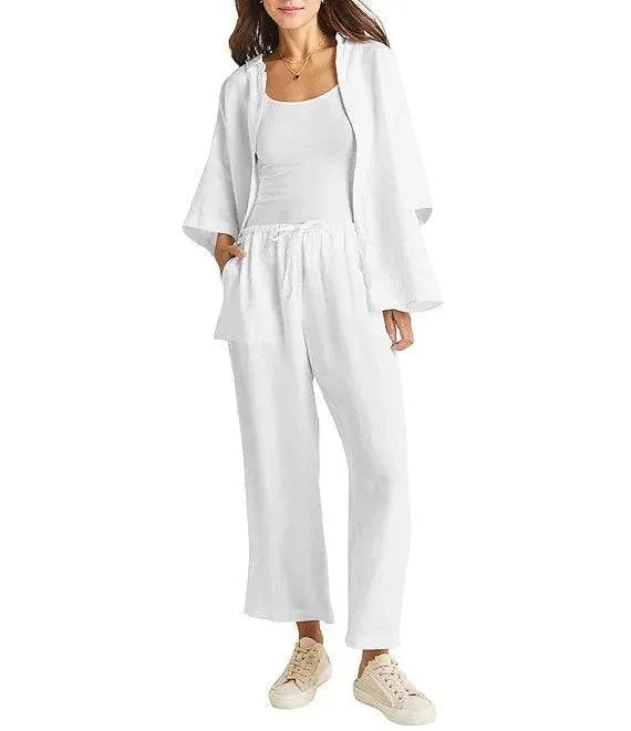 Dawson SS Linen Buttondown by Splendid | White