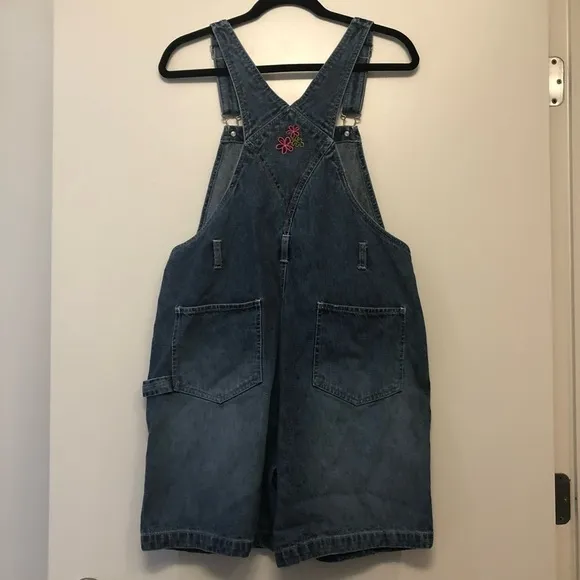 Disney Eeyore Embroidered Denim Overall Shorts