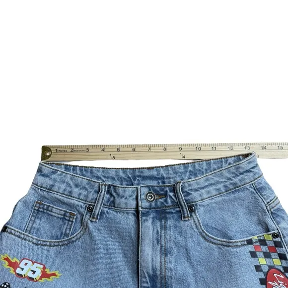 Disney Pixar lightening McQueen cars denim shorts Size 5