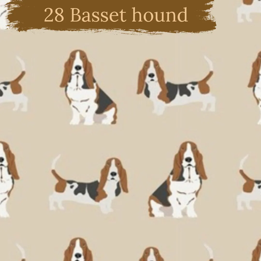 Dog Breeds shorts with rolled cuffs 0-4 years