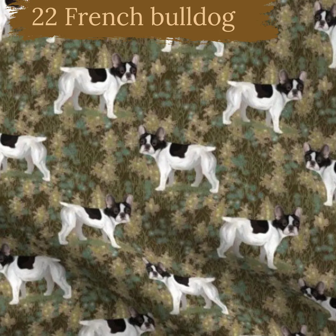 Dog Breeds shorts with rolled cuffs 0-4 years